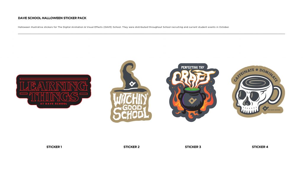 Halloween Stickers! 2023 American Advertising Awards for North Central Florida