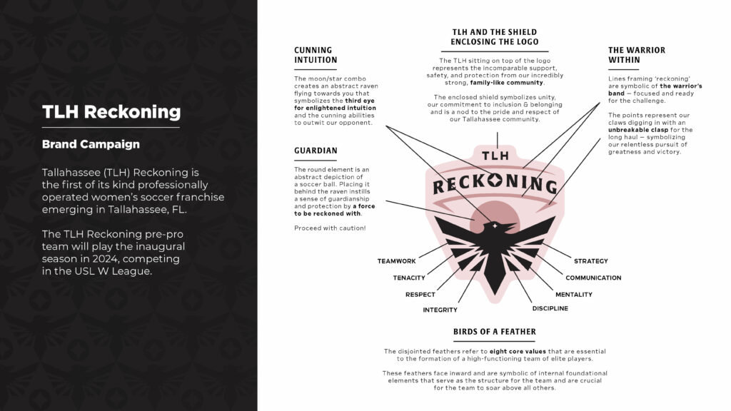 Best of Show Elements of Advertising, Visual, Logo Design: TLH Reckoning Logo – TLH Reckoning
